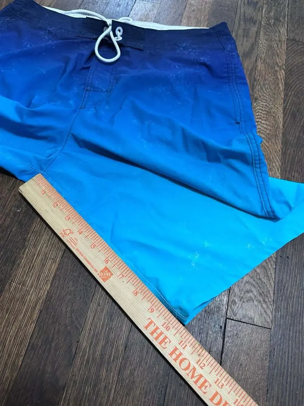Hollister California Epic Flex Stretch Blue Ombre Board Shorts